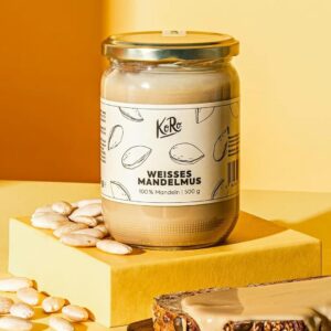 KoRo Haselnussmus 500 g – 100 % Haselnüsse, ohne Zusätze und Konservierungsstoffe, ideal für Smoothie-Bowls, Salatdressings und zum Streichen